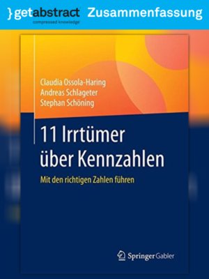 cover image of 11 Irrtümer über Kennzahlen (Zusammenfassung)